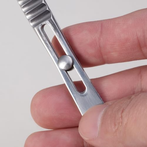 Triangle Opening Tweezer Piercing Clamps Ear Nose Septum Piercing Kit for All Piercing 361L Stainless Steel Slotted Locking Ear Lip Nose Belly Navel Tongue Body Piercing Kit