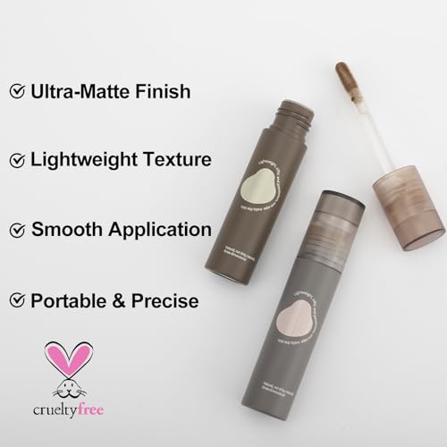 Erinde Cool Toned Liquid Contour Stick ? Cold Grey Cream Bronzer for Sculpted Look, Lightweight Blendable Matte Finish, Long Lasting Liquid Contouring Makeup, Vegan & Cruelty-Free, 102