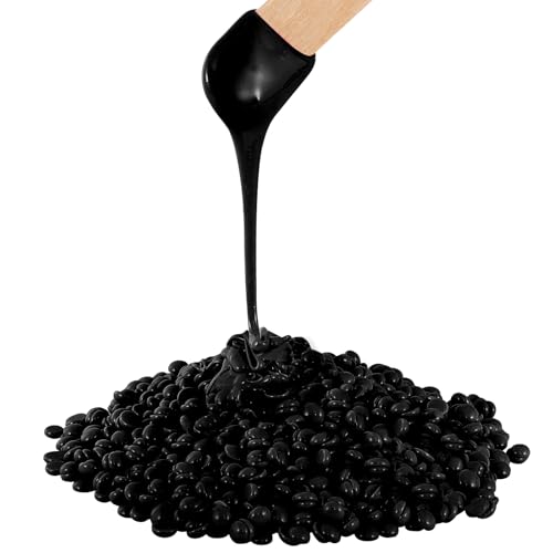 2.5 lb Bulk Sensitive Skin Wax Beads for Hair Removal, Waxing Beads for Coarse and Fine Hair, Gentle Formula for Body Brazilian Waxing, Bikini Face Leg Underarm Back Chest, Includes 20 Sticks