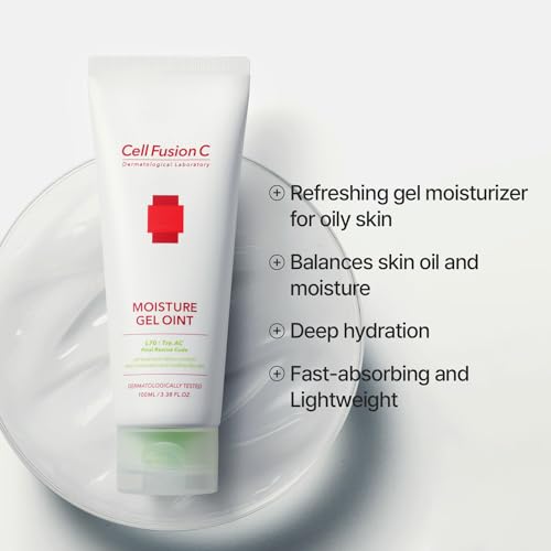 Cell Fusion C Tre.AC Moisture Gel Oint, Lightweight Gel Moisturizer for Oily, Acne-Prone Skin, Balancing Skin's Oil and Moisture, 3.38 fl. oz