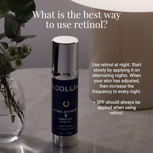 G.M. COLLIN Retinol Advanced+ Night Cream | Anti-Aging Face Moisturizer for the Appearance of Fine Lines and Wrinkles | With Niacinamide