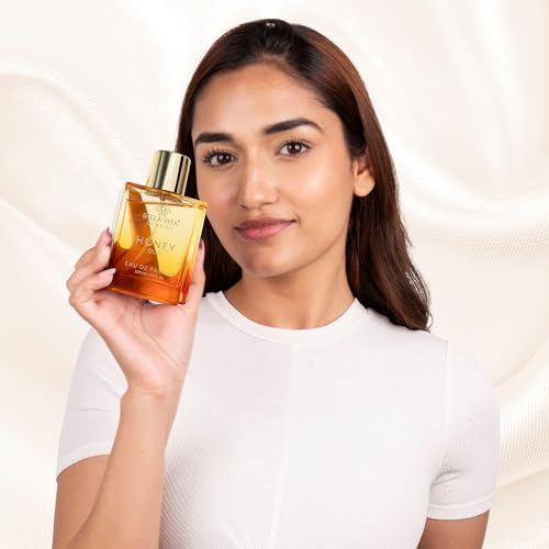 BellaVita Luxury Honey Oud Eau de Parfum (3.4 fl. oz.) | Patchouli, Vanilla, Bergamot, Floral & Spicy + Made with Clean & Vegan Essentials Oils + Cruelty Free | Long-Lasting Unisex Fragrance