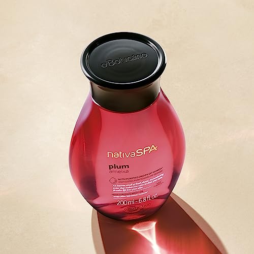 Nativa SPA by O Boticario Plum Body Oil, Enriched with Purified Quinoa Drops to Boost Hydration, 6.8 Ounce