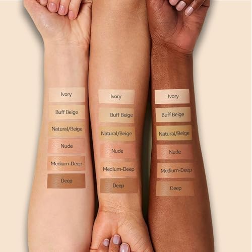Mushroom Head Air Cushion CC Cream - Tattoo Cover up Makeup Waterproof Long-Lasting Moisturizing Concealer Foundation, Even Skin Tone for All Skin Types (Medium)
