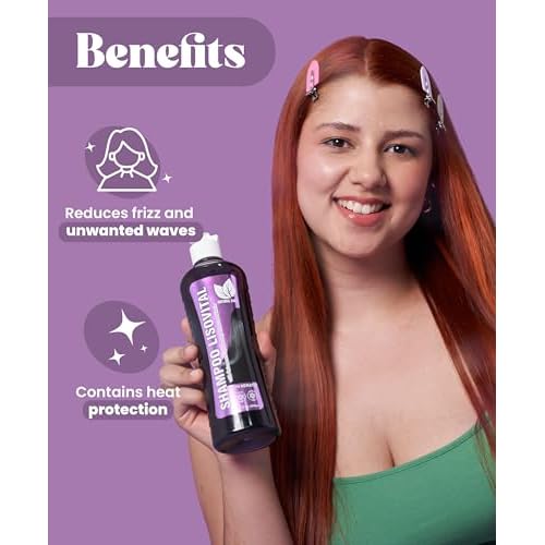 Natural Sant - Liso Vital duo kit - Shampoo & Leave-In Conditioner, Anti Frizz, Heat Protectant for Hair with Red onion extract, Biotin & Rosemary