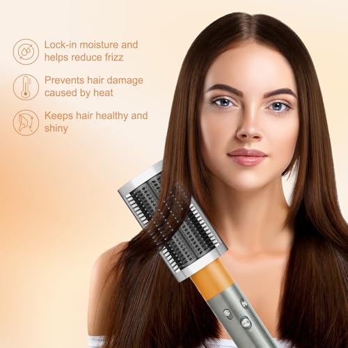 Firm Smoothing Brush for Dyson Airwrap, Hair Stying Drying Comb for Frizee-Prone Hair to Smoothing and Straight, Replacement Attachment for Part No.971892-08
