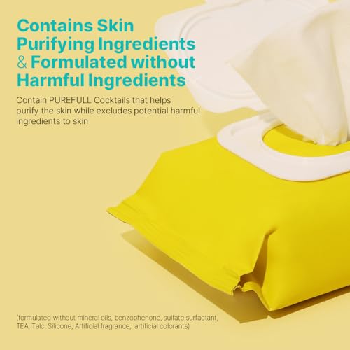 Ariul Stress Relieving Purefull Cleansing Tissue ? Gentle & Hydrating Makeup Remover Wipes, Korean Skin Care with Natural Ingredients, 80 Counts ¡¿ 2 Packs