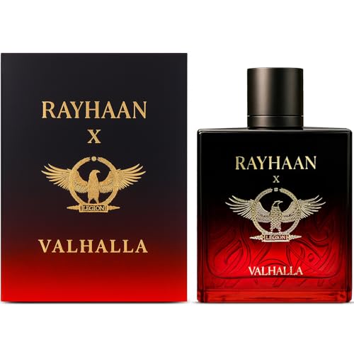 Rayhaan Valhalla ? Fruity, Gourmand, Woody, Ambery ? Eau de Parfum Spray Long-Lasting Fragrance for Unisex, 3.4 Ounce / 100 ml
