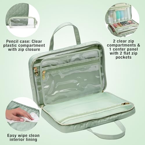 Conair Travel Toiletry Bag - Makeup Bag - Cosmetic Bag -Travel Makeup Bag