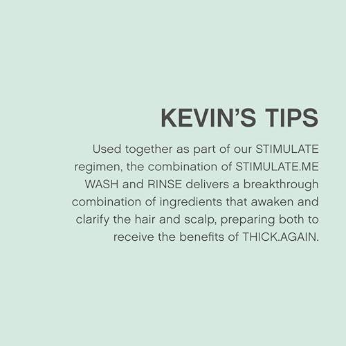 KEVIN.MURPHY STIMULATE-ME.WASH - Clarifying Shampoo for Hair & Scalp - For All Types - Stimulates Hair - Strengthening - Cruelty Free Shampoo - 1 L / 33.8 fl oz