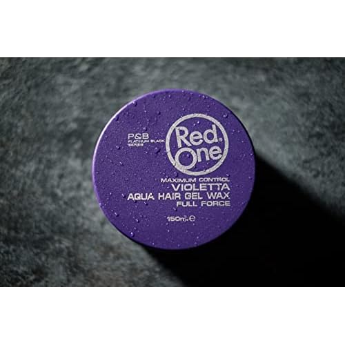 Redone Hair Styling Wax Violetta 150ml | Strong Hold & Maximum Control | Ultra Hold Gel Wax for Men & Women | Lavender Scent | Non-Sticky High Shine Finish | Professional Barber Hair Wax