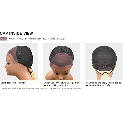 BOBBI BOSS HD Lace Front Wig MediFresh 13X4 Deep Lace MLF252 Regan (1B)