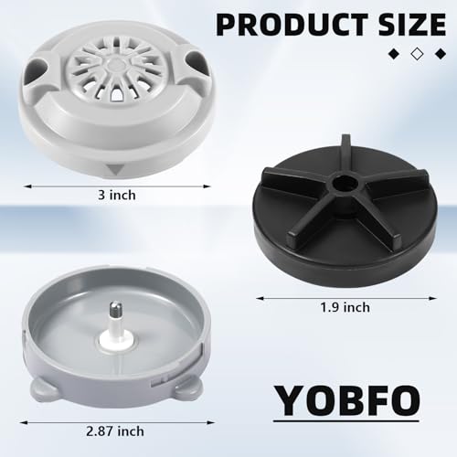 Magnetic Jet Head BF-004 for LURACO Jet Motor Pedicure spa Tubs Chair,Contains Propeller and Cover, 4-pin