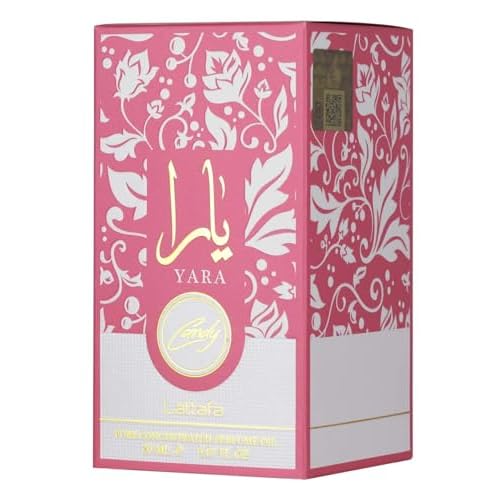 Lattafa Yara Candy ? Fruity, Sweet, Floral, Musky ? Pure Concentrated Perfume Oil Long-Lasting Fragrance for Women, 0.67 Ounce / 20 ml
