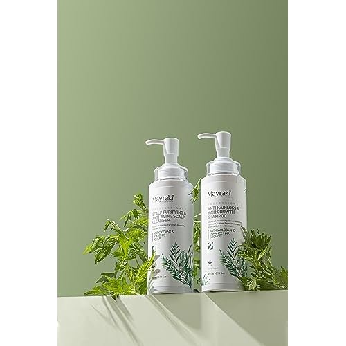 Mayraki Anti Hair Loss & Volumizing Shampoo Kit for Color-Treated Hair |Clarifying Growth Shampoo For Fuller, Thicker Hair | 300 ml | 10.14 fl.oz x2