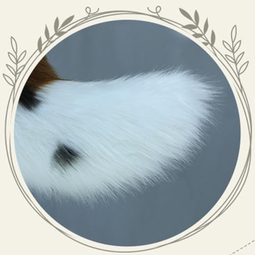 Dog Ears Headband Animal Ears Headband Puppy Ears with Tail for Cosplay Party Headdress Costume Accessories