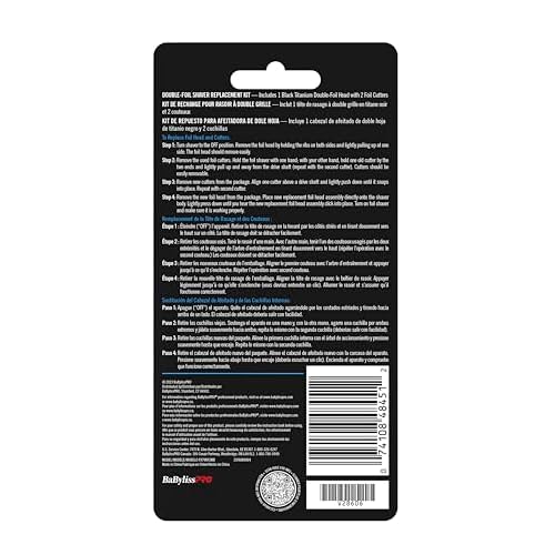 FXONE Double Foil Shaver Replacement Foil and Cutter