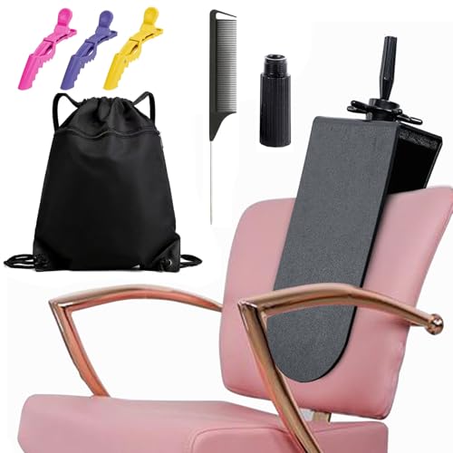 Mannequin Head Clamp Stand for Chairs, Adjustable Wig Head Stand Holder for Cosmetology Hairdressing Seat Back Clamp (Small)