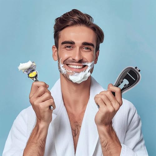 Nincha Manual Razor Travel Case Portable Plastic Manual Razor Trimmer Protector Black