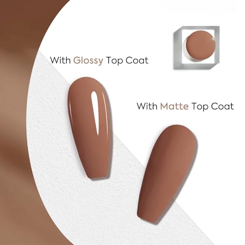 VENALISA Brown Gel Nail Polish 1 Pcs 12ml Brown Color Gel Polish Soak Off UV Salon Manicure DIY at Home Nail Art For Girls Women