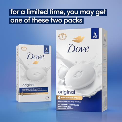 Dove Shampoo & Conditioner 2-in-1 + Dove Beauty Bar Soap 8-Pack ? Deep Hydration for Revitalizing Dry Hair and Skin (9-Piece Set)
