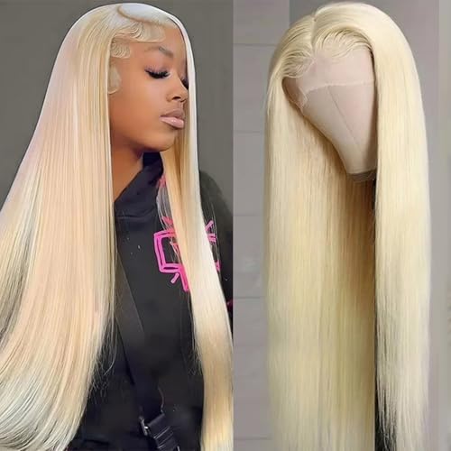 30 Inch 613 13x6 Lace Front Wig Human Hair 200 Density 613 Straight Lace Front Wigs Human Hair 613 HD Lace Frontal Wig 13x6 Blonde Wig Human Hair Glueless Wig Pre plucked for Women 613 Wig