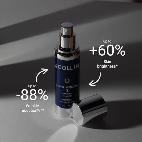 G.M. COLLIN Retinol Advanced+ Night Cream | Anti-Aging Face Moisturizer for the Appearance of Fine Lines and Wrinkles | With Niacinamide