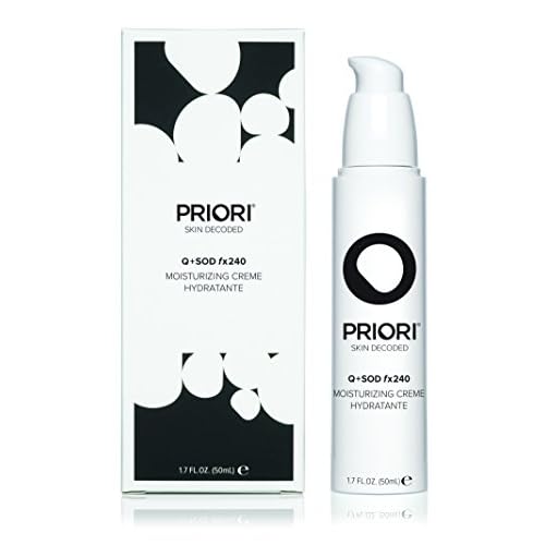 PRIORI Skincare Moisturizing Creme with CoQ10 Advanced Age Defying Hydrating Face Cream for Women and Men 24 Hr Moisturizer Lactic Acid, Retinol, Antioxidant Protection 1.7 fl oz