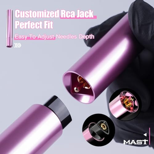 Mast Tattoo Tour Y22 Tattoo Gun Kit Complete Tattoo Machine Kit 20 Pro Cartridges Needles for Beginners