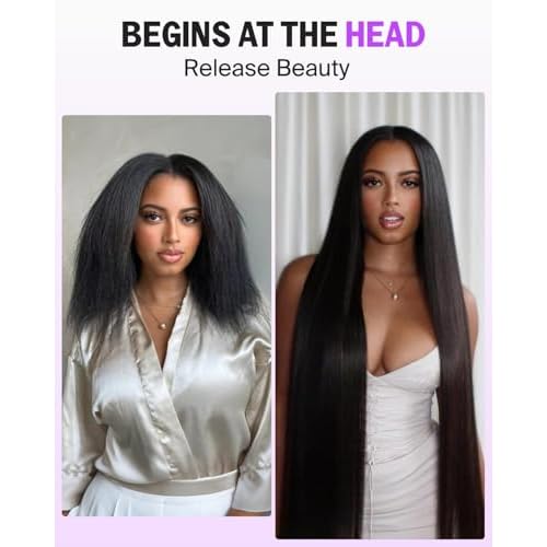 Human Hair Bundles Straight 3 Bundles Human Hair 18 20 22 Inch 100% Unprocessed Brazilian Weave Bundles Double Weft Bundles Straight Natural Black Color