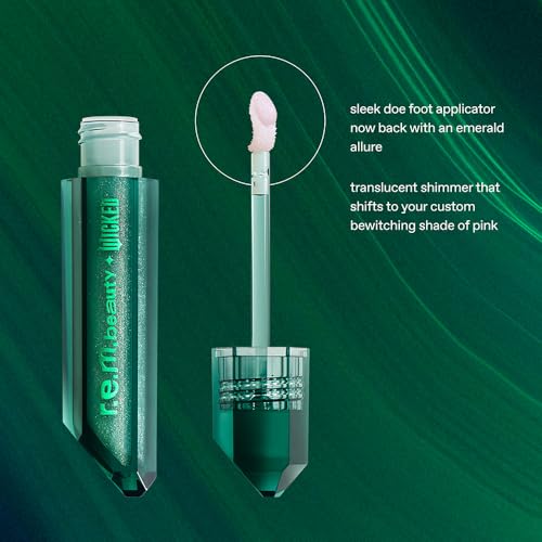 r.e.m. beauty by Ariana Grande Wicked: For Good | So Popular pH Adaptive Lip Oil | Universally Flattering Pink Tone for All Skin Tones | 4.8 ml