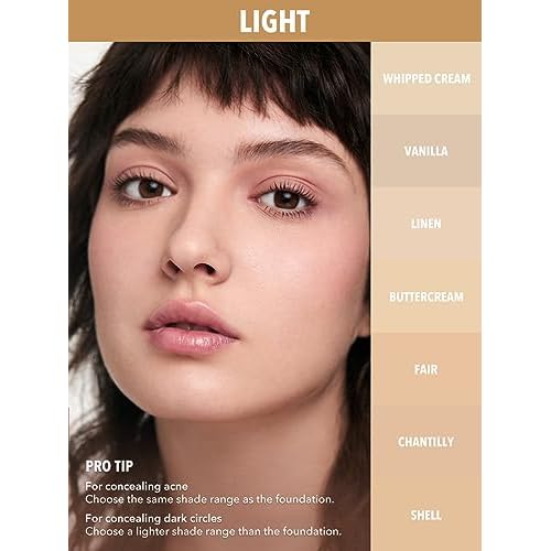 SHEGLAM 12HR Full Coverage Concealer Matte Finish Concealer Stick for Under Eye and Dark Circles - Linen