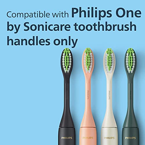 Philips One by Sonicare 2pk Brush Heads, Black BH1022/06
