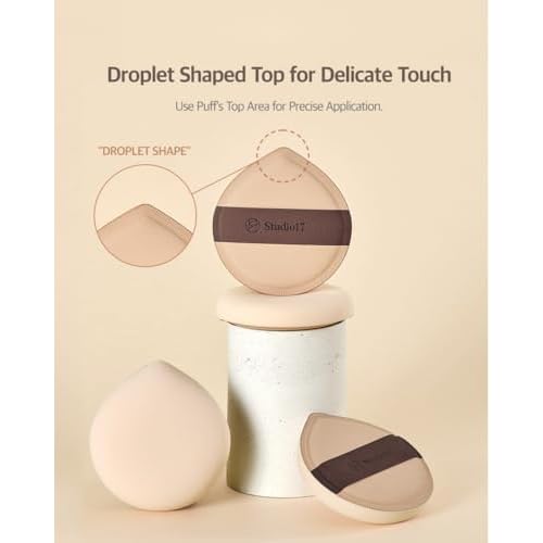 Pang Pang Makeup Powder Puff 1 Pc | Big Makeup Sponge for Foundation | Fluffy Cushion Puff Blender With Latex | Korean Makeup Puff for Foundation and Powder | 2.2In Diamater