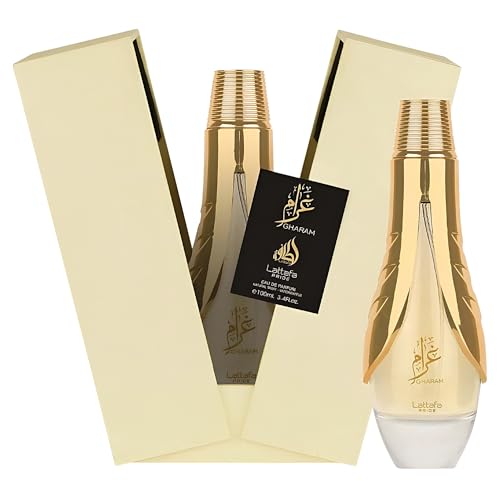 Lattafa Pride Gharam Eau de Parfum Spray for Unisex, 3.4 Ounce
