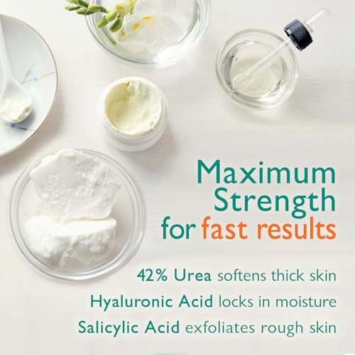 Urea Gel 42 Percent For Feet Maximum Strength Softens Cracked Heel Calluses & Thick Toenails