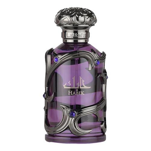 Lattafa Habik ? Spicy, Aromatic, Woody, Musky ? Eau de Parfum Spray Long-Lasting Fragrance for Men, 3.4 Ounce / 100 ml