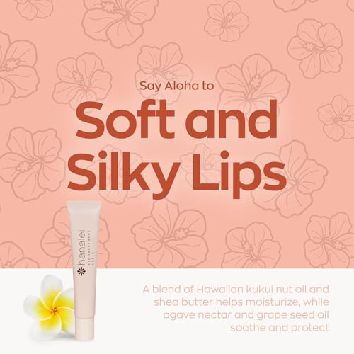 Hanalei Lip Treatment Duo ? Hydrating Lip Balm & Repair for Dry, Chapped Lips with Kukui Oil, Shea Butter, Agave & Grapeseed Oil ? Clear Lip Moisturizer & Conditioner, Full & Mini Travel-Size