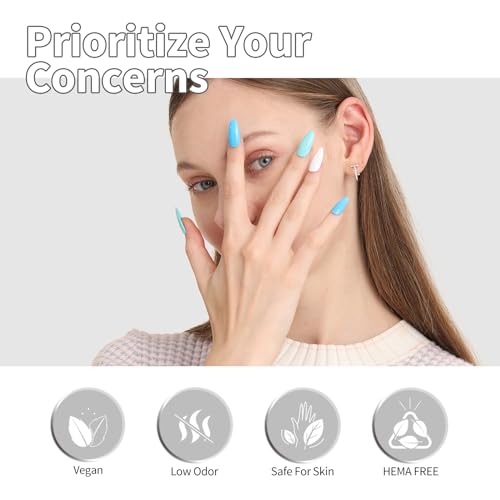 CANNI Top Coat Gel Nail Polish, High Gloss Soak Off U V Gel Nail Top Coat For French Nail Manicure Salon DIY