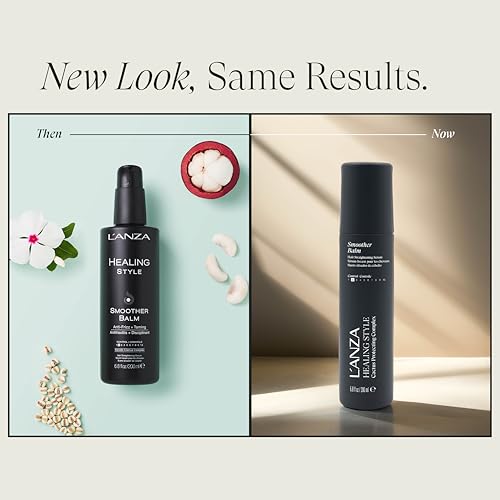 L'ANZA Healing Style Texture Cream or Smoothing Balm, Frizz Taming, Natural Finish, Color Safe, Anti-Humidity, Strengthening Care