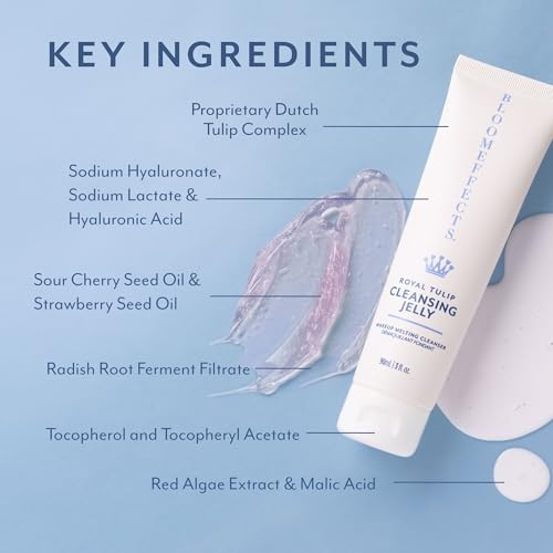 Bloomeffects - Royal Tulip Cleansing Jelly | Cruelty-Free, Non-Toxic, Clean Beauty (Tube, 3 fl oz | 90 ml)