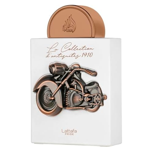 Lattafa Pride La Collection D'Antiquites - 1910 (Bike) Eau de Parfum Spray for Unisex, 3.4 Ounce