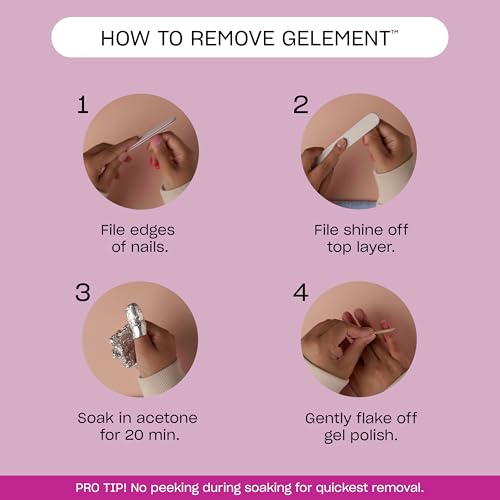 OPI GELement LED Cure Gel Nail Polish System | DIY Salon Quality | Assorted Colors, Base & Top Coat | LED Curing Lamp | Starter Kit + Prep Supplies | Sold Separately | Vegan | Soak Off Removal