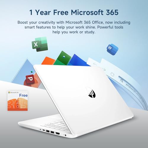 HP 14" Laptop - Intel Quad-Core, 8GB RAM, 192GB Storage