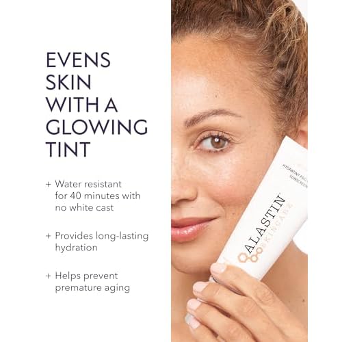 ALASTIN Skincare HydraTint Pro Mineral Sunscreen SPF 36 (3.2 oz) | 2-in-1 Tinted Daily Sunblock Moisturizer for Face & Neck | Fragrance-Free, Water Resistant