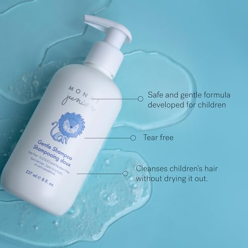 MONAT Junior Gentle 3-in-1 Hair Care System - Shampoo, Conditioner, Detangler for Children (8 fl. oz./6 fl. oz.)