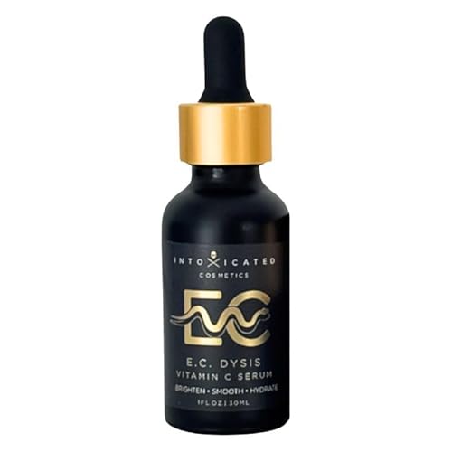 Intoxicated Cosmetics E.C. Dysis Serum 30ml - Anti-Aging & Brightening Vitamin C and E Serum for All Skin Types