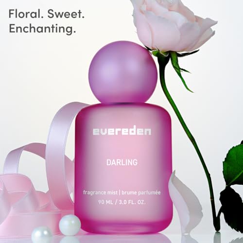 Evereden Fragrance Hair and Body Mist - Darling: Clean and Vegan Collectible Hair and Body Spray for Teen Girls - Amplify Your Self Expression with Iconic Scents in Aesthetic Bottles