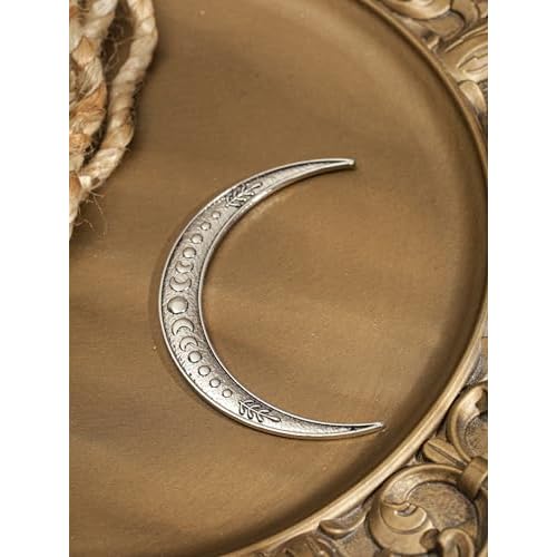 HAQUIL Moonphase Cresent Hairstick Vintage Antique Moon Shape Viking Hairstick Jewelry