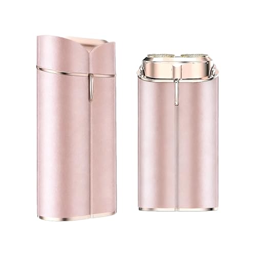 Facial Hair Removal for Women, Portable Painless Lady Shaver with Built-in LED, Wet/Dry Electric Razor Hair Remover Device for Face/Lips/Peach/Fuzz